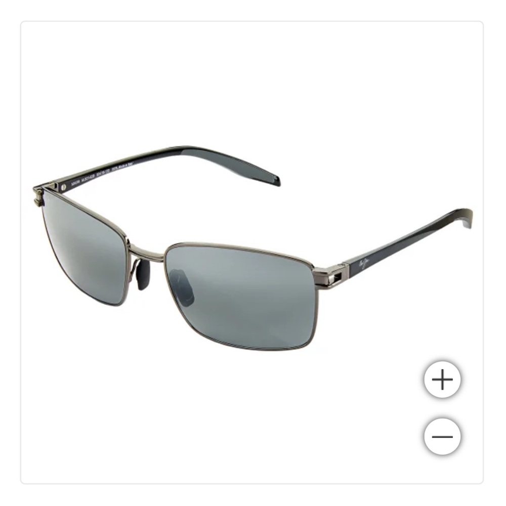 Authentic Maui Jim “Cove Park” black/gunmetal polarized sunglasses